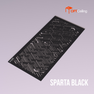Магнитная вентиляционная решётка U-LINE Sparta Black 85х225 мм (внутренний 65х205 мм)
